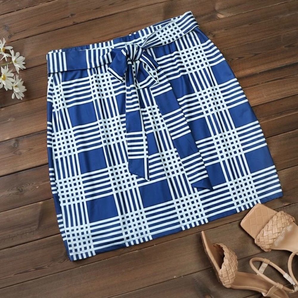 Cute Belted Skirt 